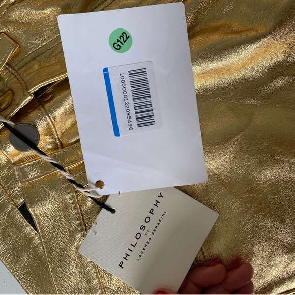 Metallic gold pants - Picture 2 of 7